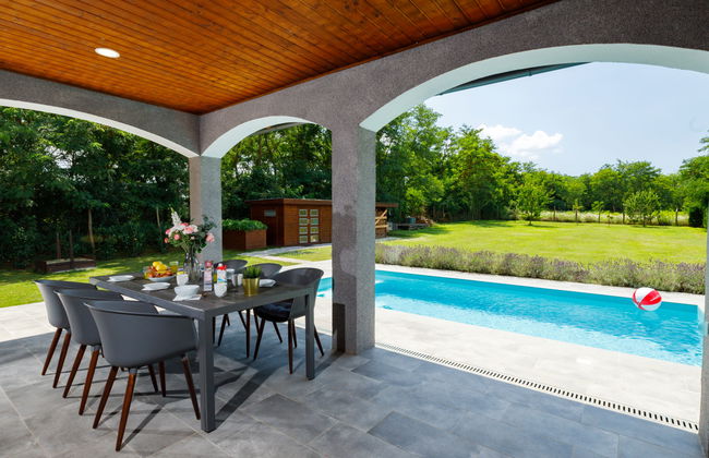 Casa de 3 quartos em Balatonszemes com piscina privada e jardim - Foto 32