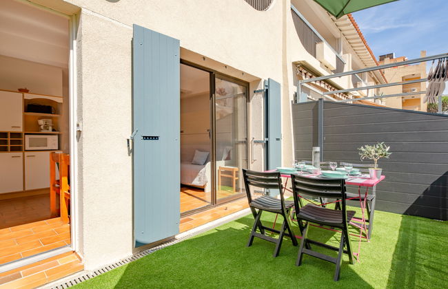 Apartment mit 1 Schlafzimmer in Sainte-Maxime mit schwimmbad und garten - Foto 13