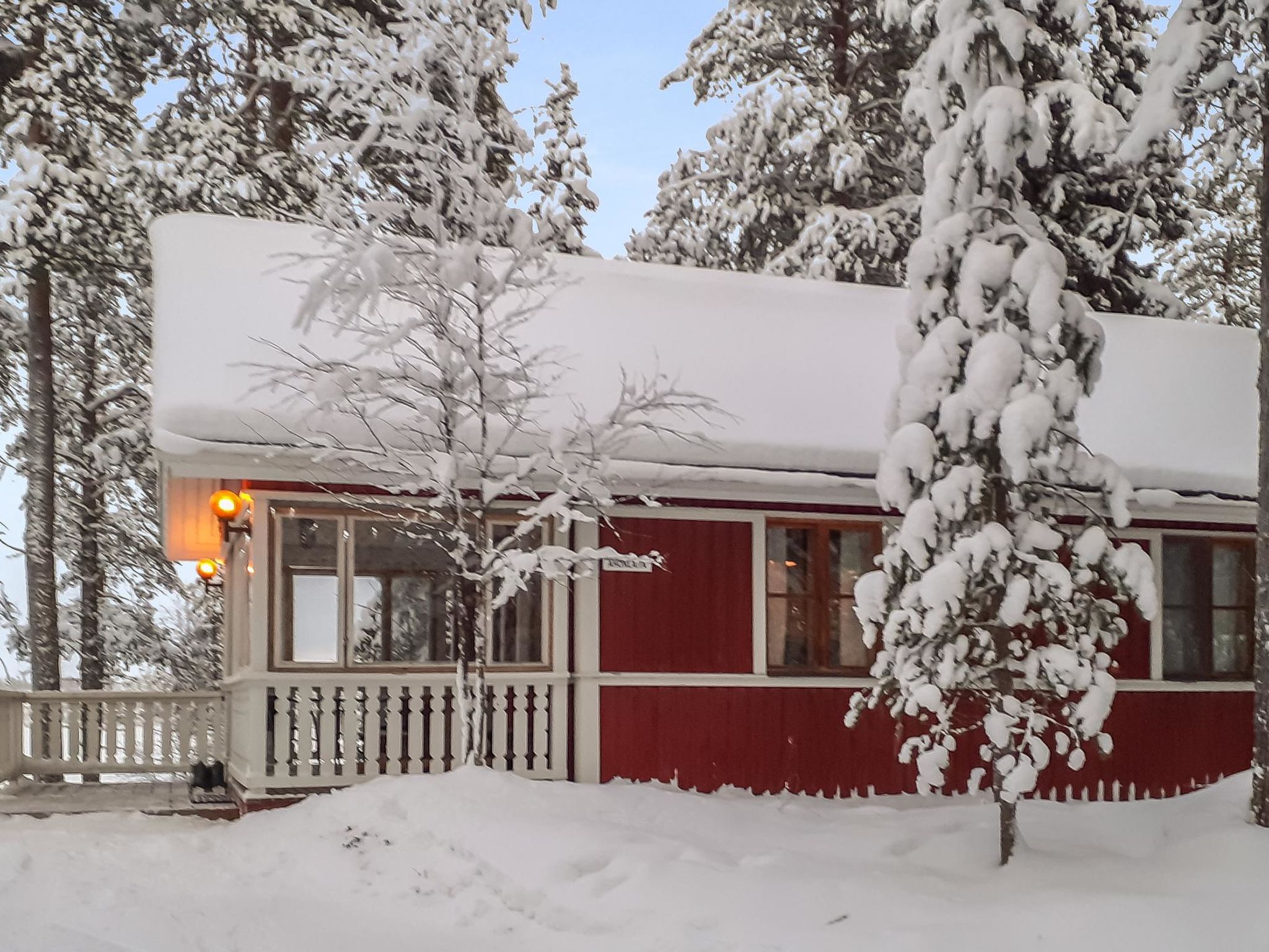 Foto 1 - Haus mit 1 Schlafzimmer in Kuusamo mit sauna und blick auf die berge