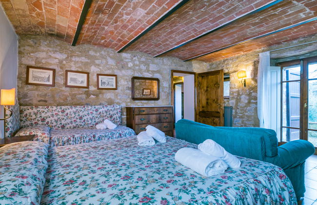 Casa de 5 quartos em Laterina Pergine Valdarno com piscina privada e jardim - Foto 25