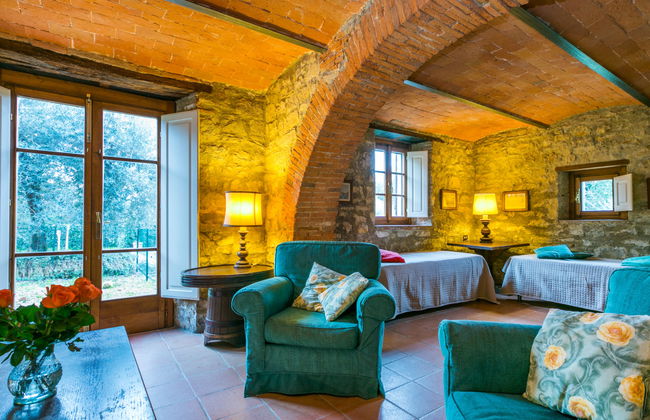 Casa de 5 quartos em Laterina Pergine Valdarno com piscina privada e jardim - Foto 15
