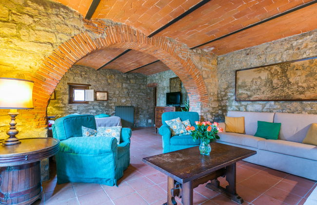 Casa de 5 quartos em Laterina Pergine Valdarno com piscina privada e jardim - Foto 5