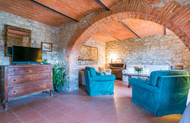 Casa de 5 quartos em Laterina Pergine Valdarno com piscina privada e jardim - Foto 16