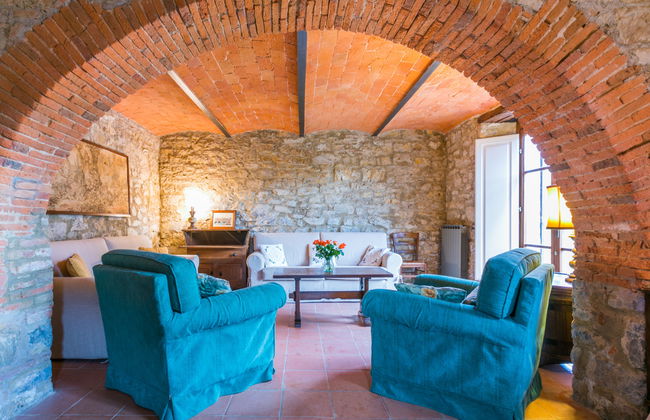 Casa de 5 quartos em Laterina Pergine Valdarno com piscina privada e jardim - Foto 14