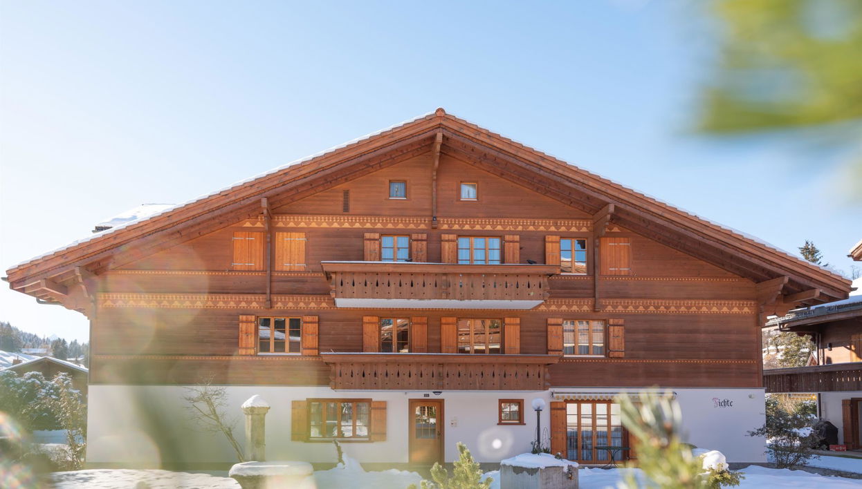 Apartment mit 2 Schlafzimmern in Saanen - Foto 1