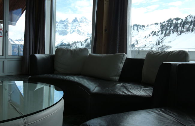 Apartamento de 5 quartos em Val-d'Illiez com terraço e sauna - Foto 6