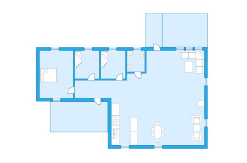 Foto 19 - Casa de 3 quartos em Vemhån com jardim e terraço