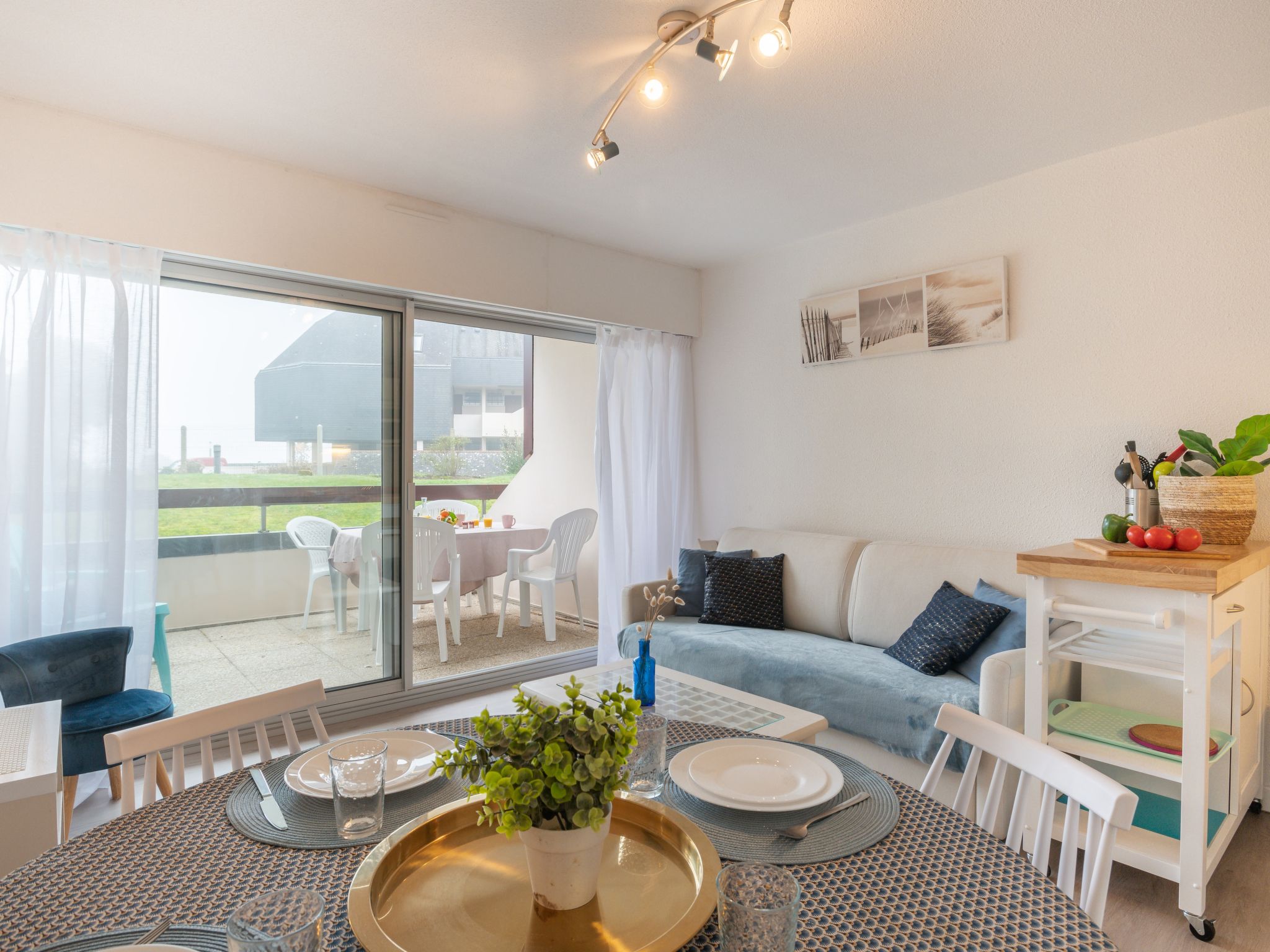 Foto 2 - Apartamento de 1 quarto em Carnac com terraço e vistas do mar