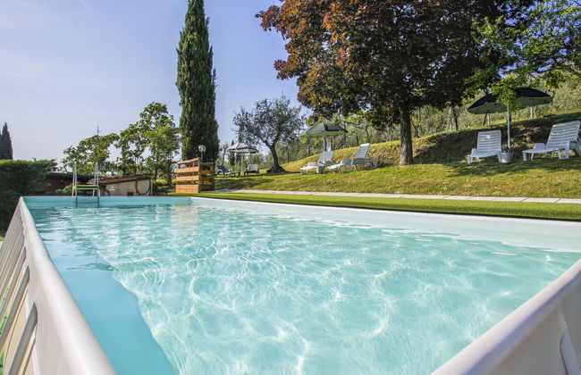 Casa de 2 quartos em Castelfranco Piandiscò com piscina e jardim - Foto 19