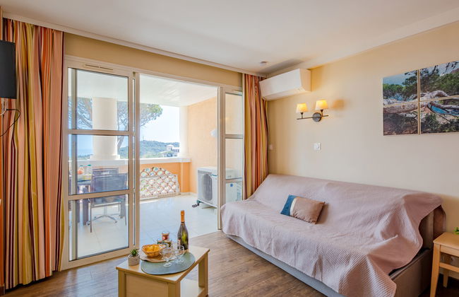 Apartment mit 2 Schlafzimmern in Saint-Raphaël mit schwimmbad und garten - Foto 7