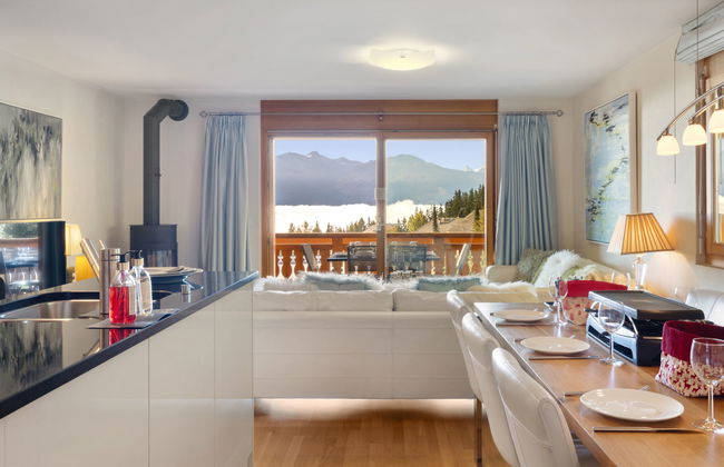 Apartment mit 3 Schlafzimmern in Crans-Montana mit terrasse und sauna - Foto 13