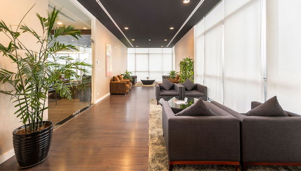 Sala de estar do lobby
