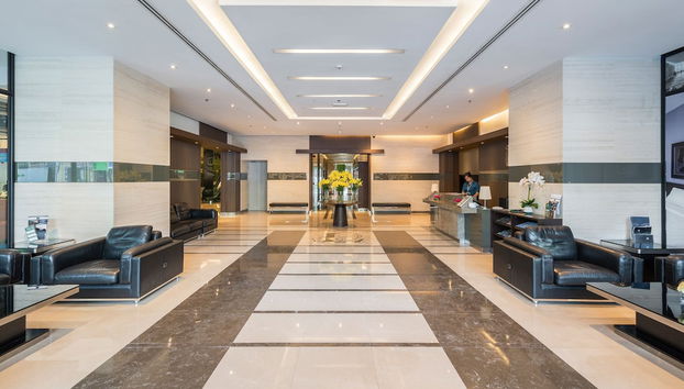Sala de estar do lobby