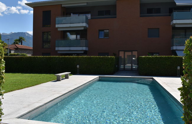Apartamento de 2 quartos em Ascona com piscina e jardim - Foto 24