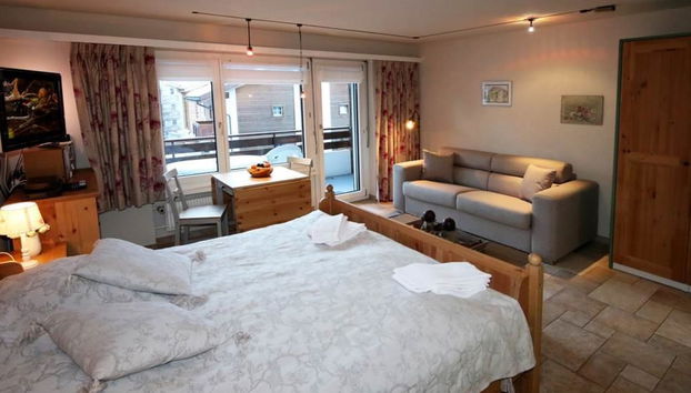 Apartment mit 1 Schlafzimmer in Saas-Fee mit garten - Foto 2