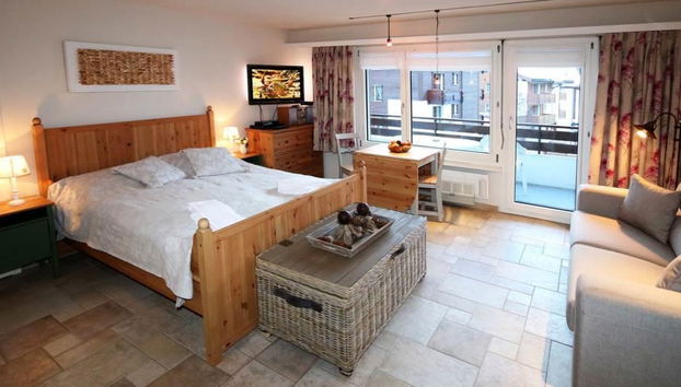 Apartment mit 1 Schlafzimmer in Saas-Fee mit garten - Foto 3