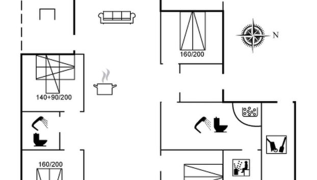 Casa de 4 quartos em Hirtshals com terraço e sauna - Foto 2