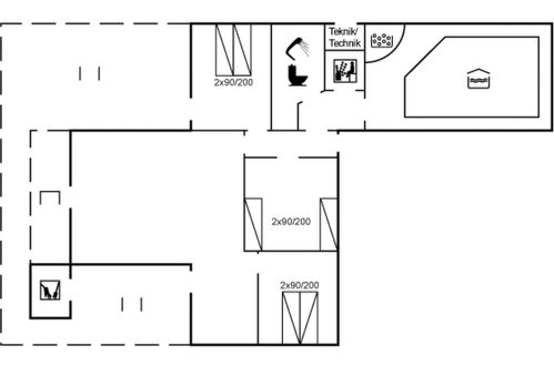 Foto 21 - Casa con 3 camere da letto a Ebeltoft con piscina privata e sauna