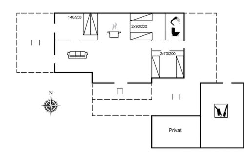 Photo 2 - 3 bedroom House in Brovst with terrace and hot tub
