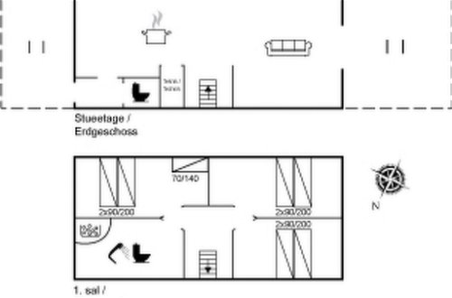 Foto 39 - Apartment mit 3 Schlafzimmern in Assens mit terrasse