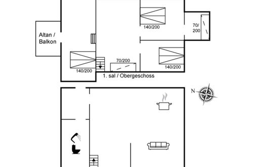 Foto 33 - Haus mit 3 Schlafzimmern in Skagen