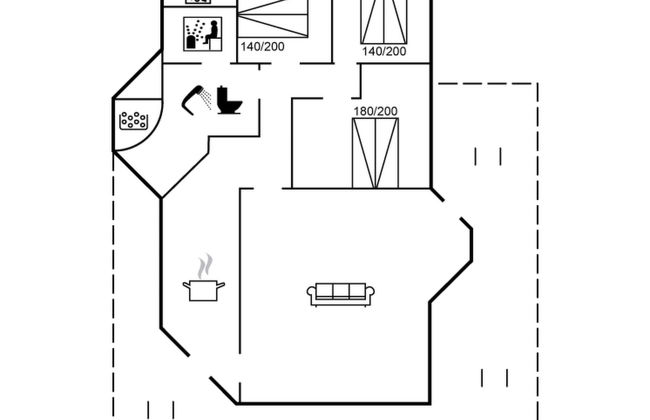 Casa de 3 quartos em Hirtshals com terraço e sauna - Foto 2