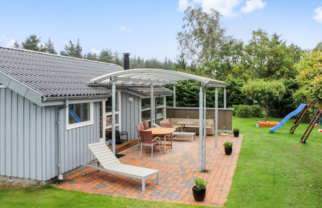 Casa de 3 quartos em Hals com terraço e sauna - Foto 6