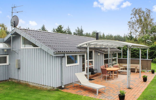 Casa de 3 quartos em Hals com terraço e sauna - Foto 1