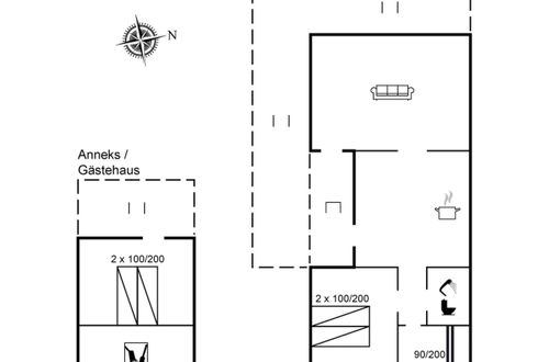 Foto 2 - Casa con 2 camere da letto a Vesterø Havn con terrazza