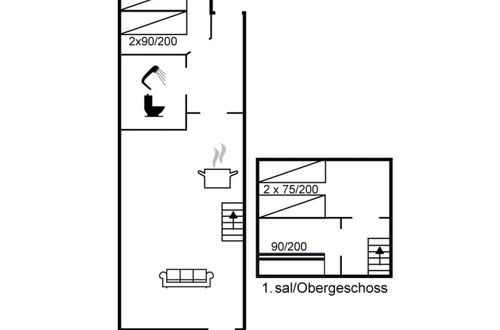 Foto 22 - Apartment mit 3 Schlafzimmern in Vejers Strand