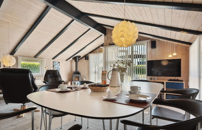 Casa de 3 quartos em Flovt Strand com terraço e sauna - Foto 21