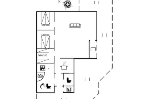 Photo 28 - Maison de 3 chambres à Flovt Strand avec terrasse et sauna