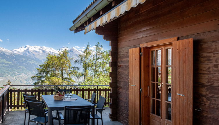 Foto 1 - Casa de 2 quartos em Nendaz com terraço e vista para a montanha