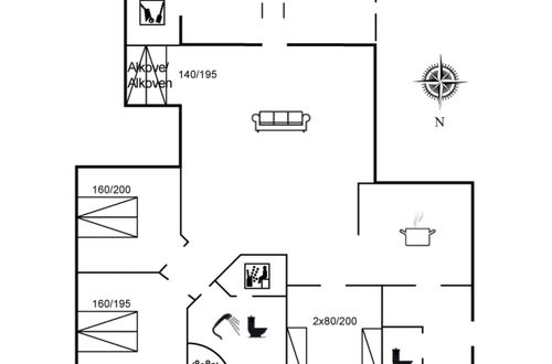 Foto 2 - Haus mit 3 Schlafzimmern in Harboøre mit sauna