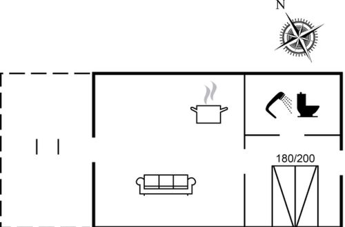 Foto 12 - Apartamento de 2 quartos em Væggerløse com terraço