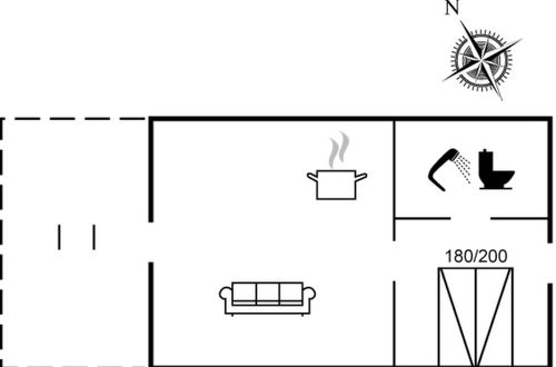 Foto 12 - Appartamento con 2 camere da letto a Væggerløse con terrazza