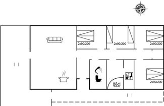 Photo 2 - 4 bedroom House in Rømø with terrace and sauna