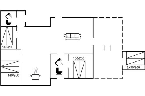 Photo 2 - Maison de 3 chambres à Rømø avec terrasse