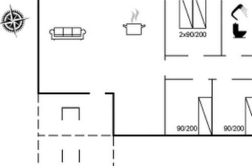 Foto 23 - Haus mit 3 Schlafzimmern in Klitmøller mit terrasse