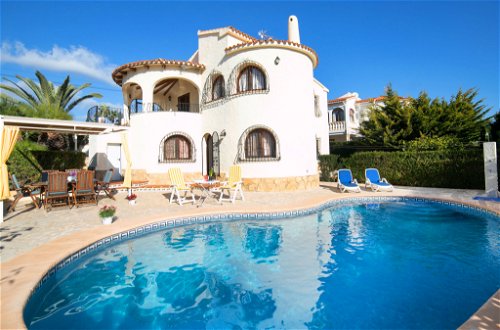 Foto 14 - Casa de 3 habitaciones en Calpe con piscina privada y vistas al mar