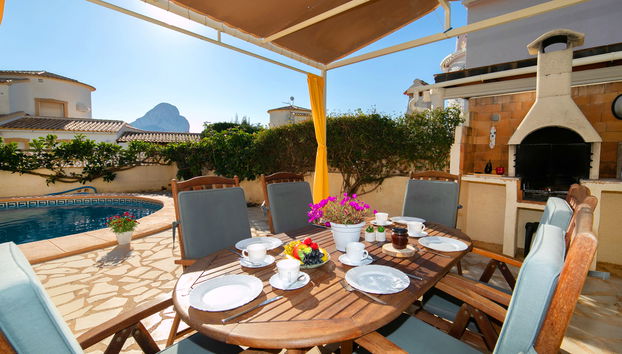 Casa con 4 camere da letto a Calp con piscina privata e giardino - Foto 2