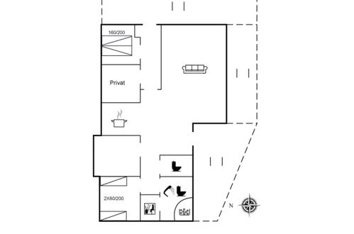 Foto 12 - Casa con 3 camere da letto a Saltum con terrazza e sauna