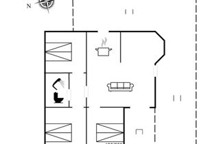 Foto 2 - Casa de 3 quartos em Blokhus com terraço