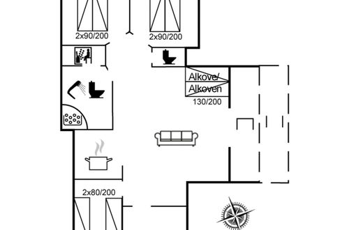 Foto 2 - Casa con 3 camere da letto a Harboøre con terrazza e sauna