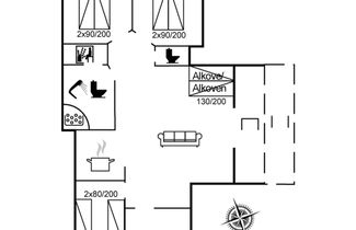 Foto 2 - Casa con 3 camere da letto a Harboøre con terrazza e sauna