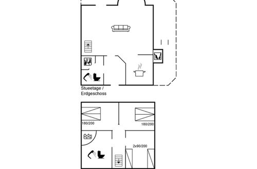 Foto 2 - Casa de 3 quartos em Rømø com sauna