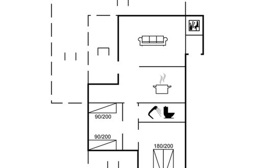 Foto 40 - Casa con 2 camere da letto a Rømø con sauna