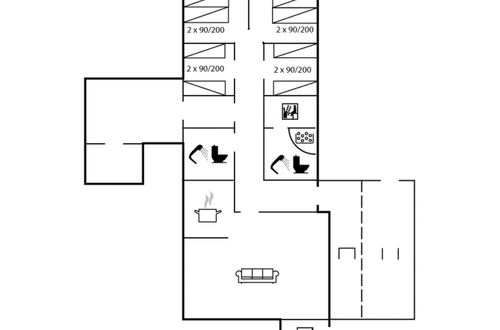 Foto 2 - Casa de 4 quartos em Rømø com terraço e sauna