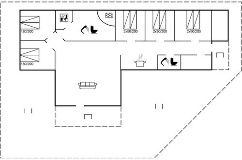 Foto 39 - Casa con 5 camere da letto a Rømø con terrazza e sauna