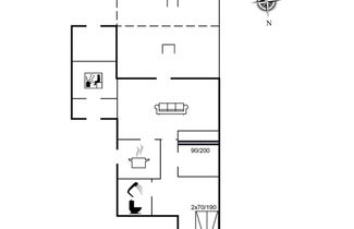 Foto 2 - Casa con 2 camere da letto a Vejers Strand con terrazza e sauna